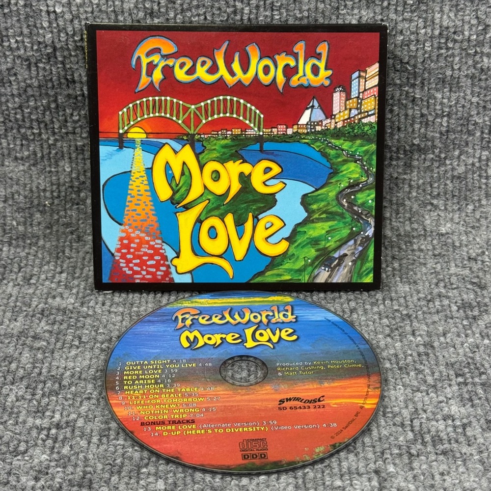 FreeWorld More Love CD 2024 SwirlDisc Memphis Rock Soul Jazz SD 65433 222